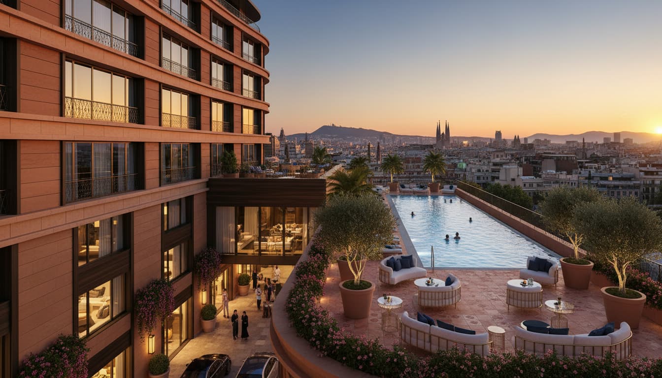Découvrez le meilleur hôtel de luxe à Barcelone en 2025