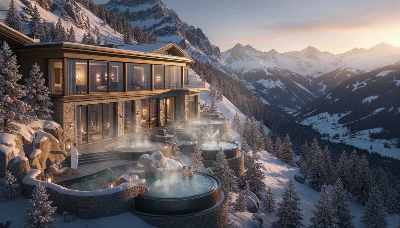 Réserver un spa hôtel 5 étoiles en Suisse en 2025